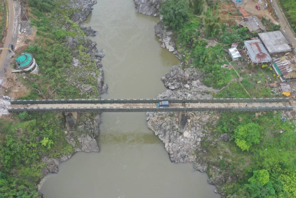 Daporijo bridge over Subansiri river