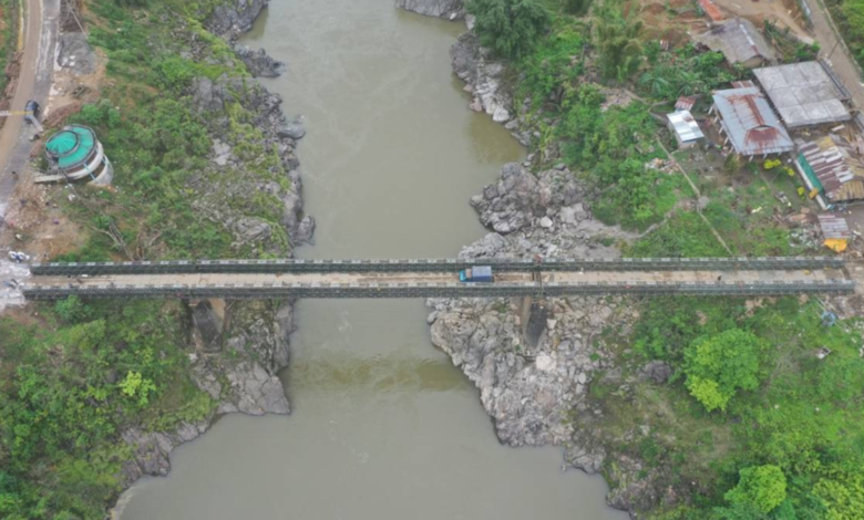 Daporijo bridge over Subansiri river
