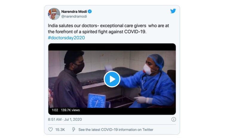 PM salutes doctors