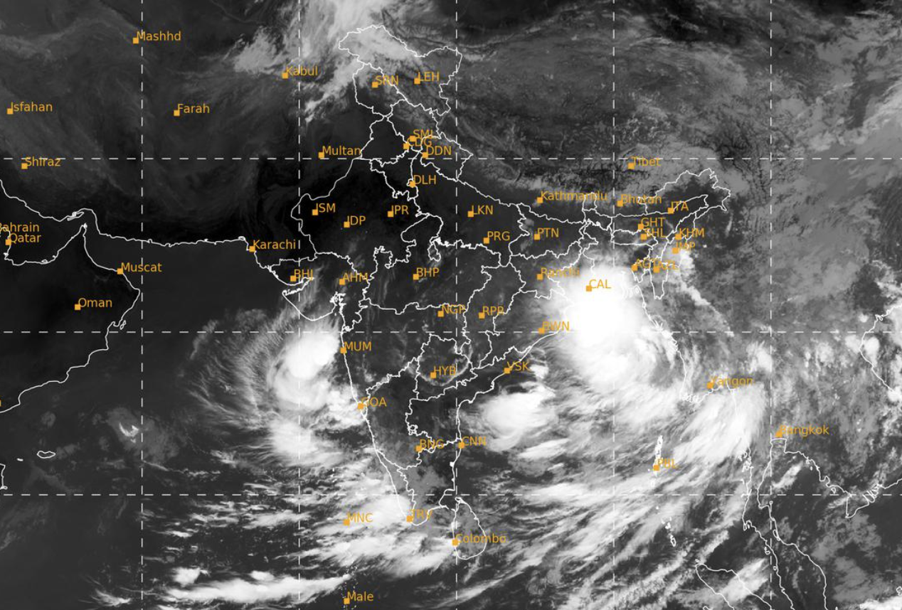 Low-Pressure Areas Form In Arabian Sea And Bay Of Bengal, Heavy ...