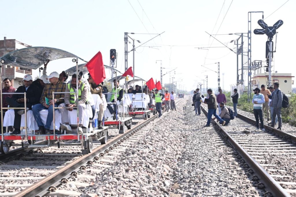 CRS Clears 62-km Banda–Khurhand–Dingvahi Doubling After 120 km/h Speed Trial

