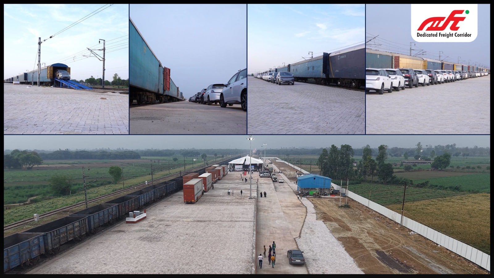 Nmg Rake DFCCIL Handles First Automobile NMG Rake at New Gulaothi Terminal ...