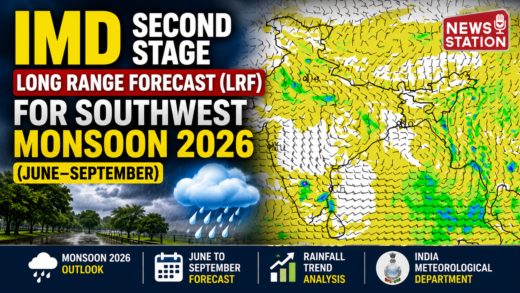 IMD Predicts Below-Normal Monsoon Rainfall Across India in 2026 ...