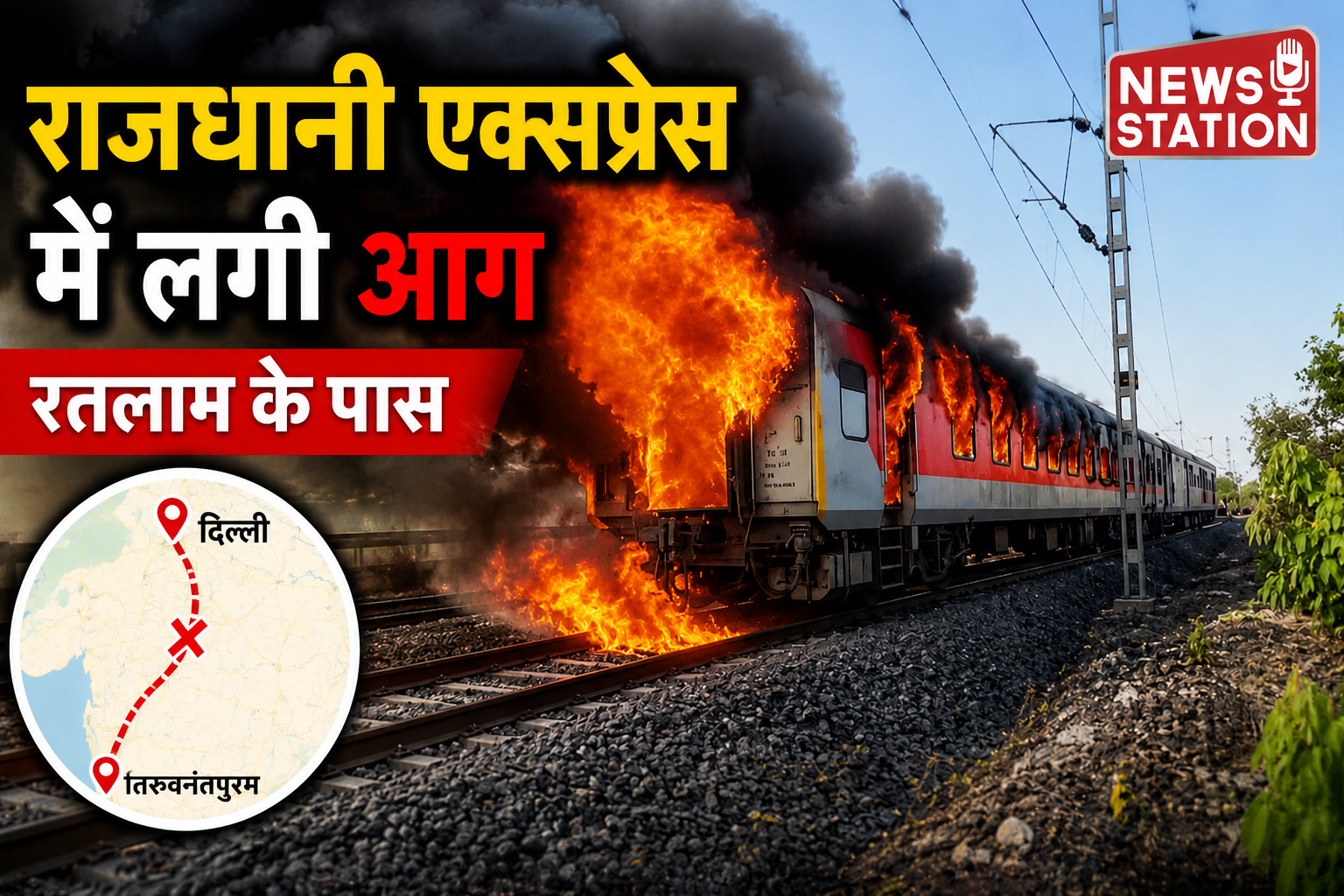 Rajdhani Express Fire: Indian Railways Orders High-Level Probe - News ...