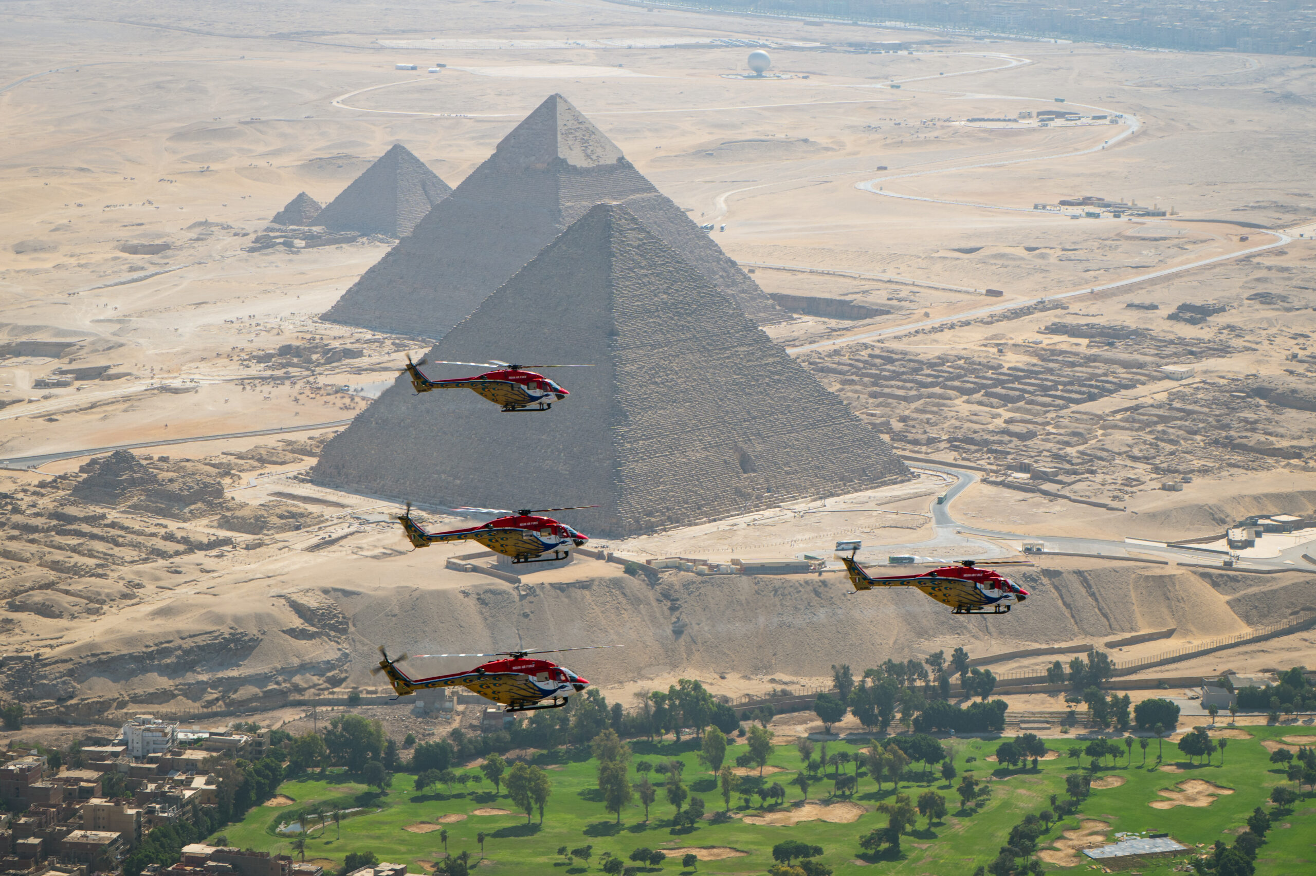 IAF Sarang Helicopter Team Reaches Egypt for El Alamein International Airshow
